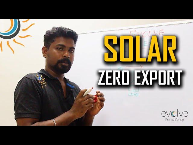 Zero Export Solution | Evolve Energy Group | Solar Plant | EPC