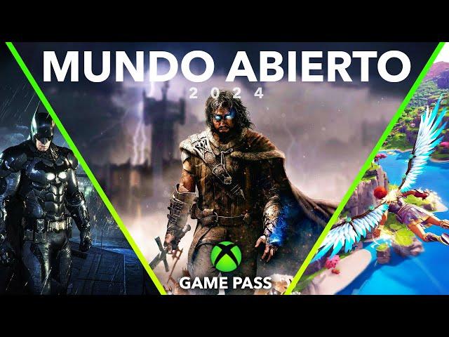 TOP 15 MEJORES JUEGOS de MUNDO ABIERTO en Game Pass 2024 