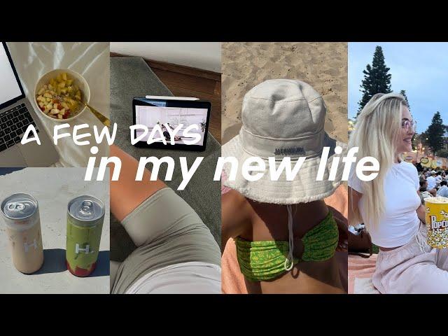 VLOG: langsam einleben, Wohnungstour, Einkaufshaul, Workout, Outdoor Movies, Jobstruggle|| Sabrina