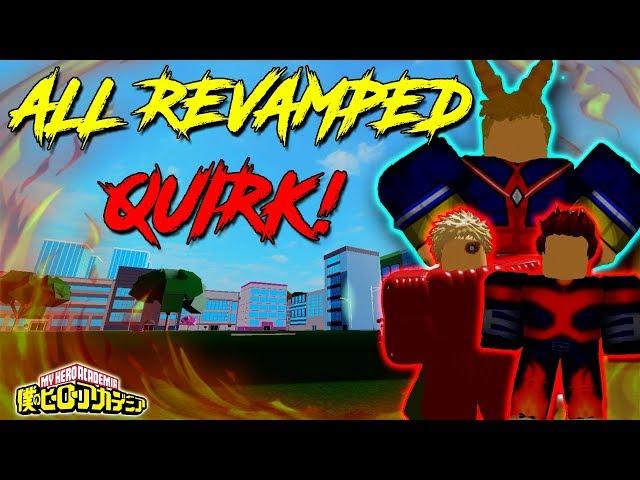 [NEW CODE!] ALL REVAMPED QUIRKS IN | BOKU NO ROBLOX REMASTERED | ROBLOX |