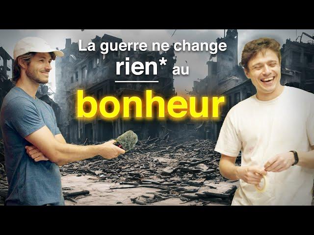 Je suis allé dans un pays en guerre pour comprendre la science du bonheur.