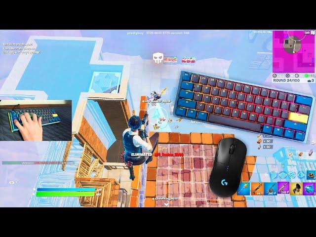 Ducky One 3 Mini Keyboard Sounds  ASMR  Smooth Fortnite Tilted ZoneWars Gameplay 240FPS