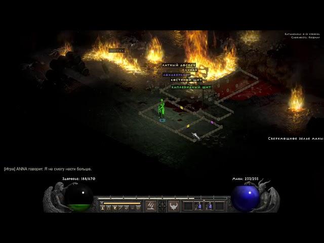 Diablo 2 Resurrected Амазонка - Копьё КАШМАР #5