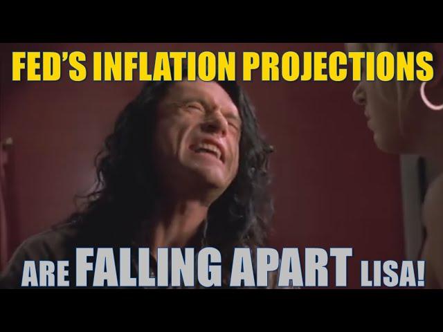 Fed Chair Powell ADMITS Inflation Projections have "FALLEN APART"