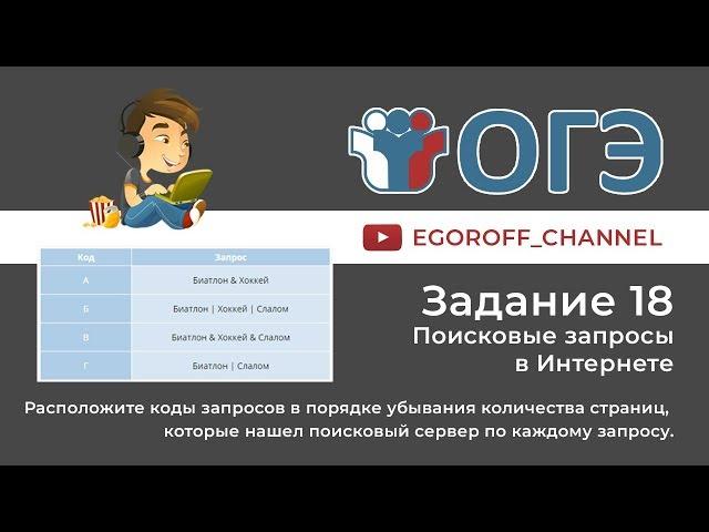 18 Задание ОГЭ по Информатике 2019 (информатика ОГЭ)