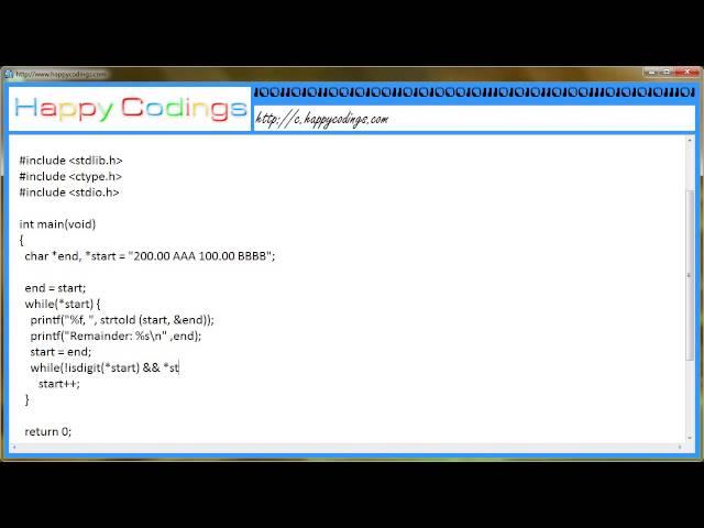 Converts the string into a long double and returns the result c code example