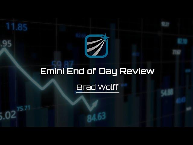 Emini End of Day Review - Monday, October 21, 2024 - Brad Wolff