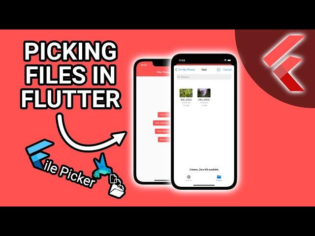 Pick A File Or Multiple Files with Flutter (file_picker) #Flutter #AppDevelopment