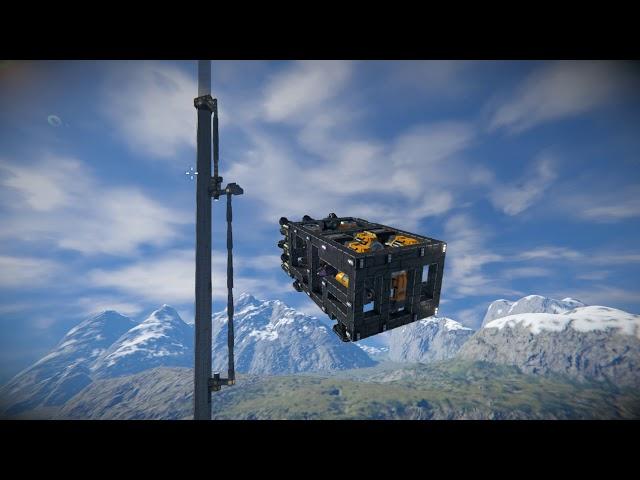 Space Engineers | Automatic Space Elevator Builder