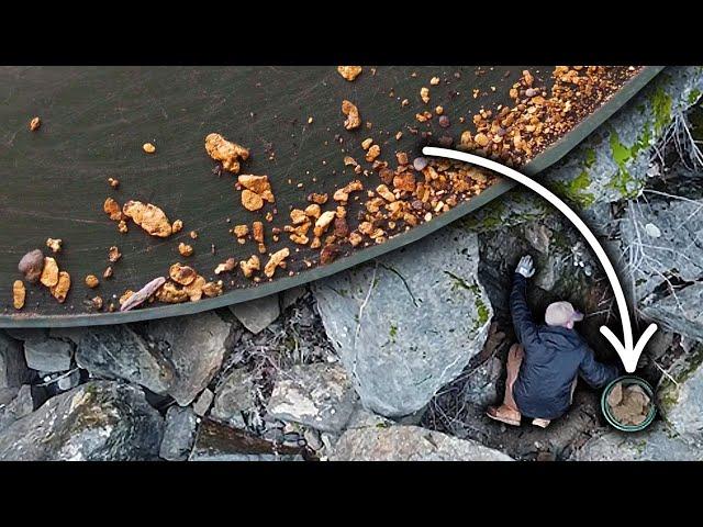 Finding Gold Under Big Boulders!