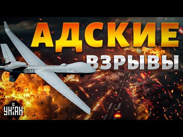 Рязань, Курск, спите? АДСКИЕ ВЗРЫВЫ в РФ: дроны вжарили аэродром с “Тушками”. Путин, что с лицом?