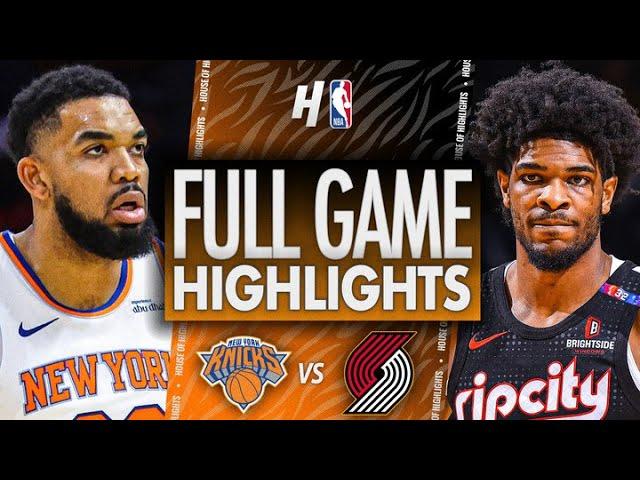 New York Knicks vs Portland Trail Blazers - Full Game Highlights | March 12, 2025 NBA Season