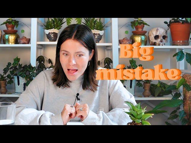 My plant keeping regrets - Plant keeping mistakes I made as a beginner