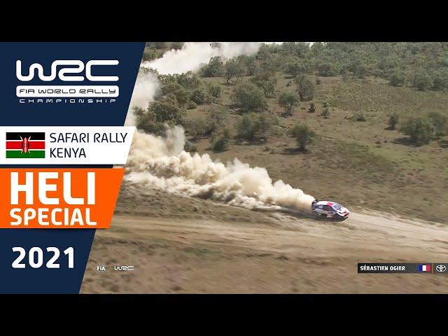 Top speed in stunning scenery - HELI special - WRC Safari Rally Kenya 2021