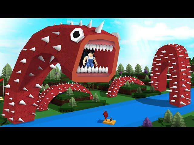 I Created A World Eating Worm In Build a Boat!