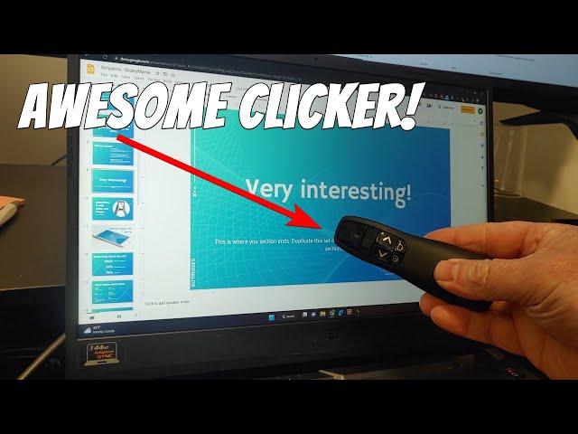 Awesome budget presentation clicker review (copycat of Logitech R400)