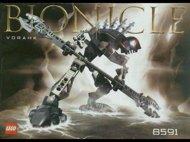 Koygo Builds!  Lego Bionicle Rahkshi - Vorahk 8591