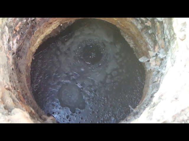 iF Бросаем Карбид в Старую Выгребную Яму Вносим Карбид в Септик Carbide to Old Septic tank 20200830