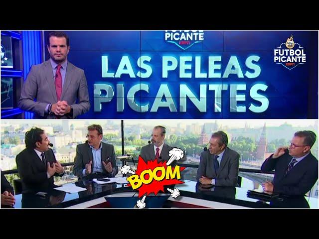 IMPERDIBLE LAS CANDENTES PELEAS de la mesa de PICANTE en las copas del mundo | Futbol Picante