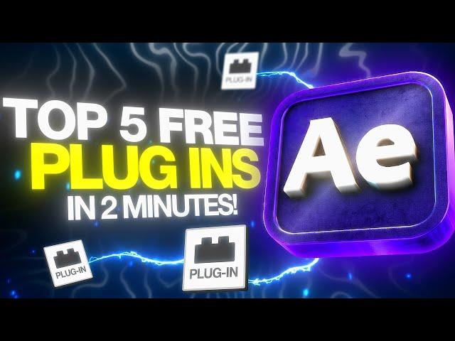 TOP 5 Free Plug-ins you need in 2025 (After Effects)