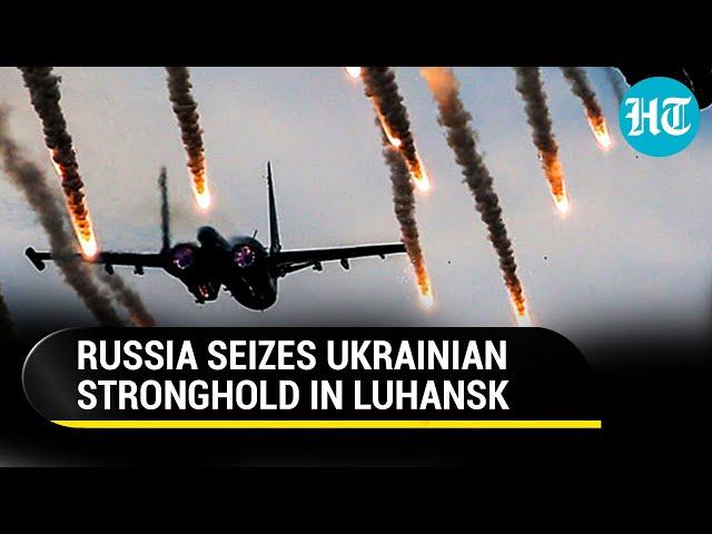 Russia's Roaring Jets, Tanks Capture Ukrainian Stronghold In Krasny Liman | Watch