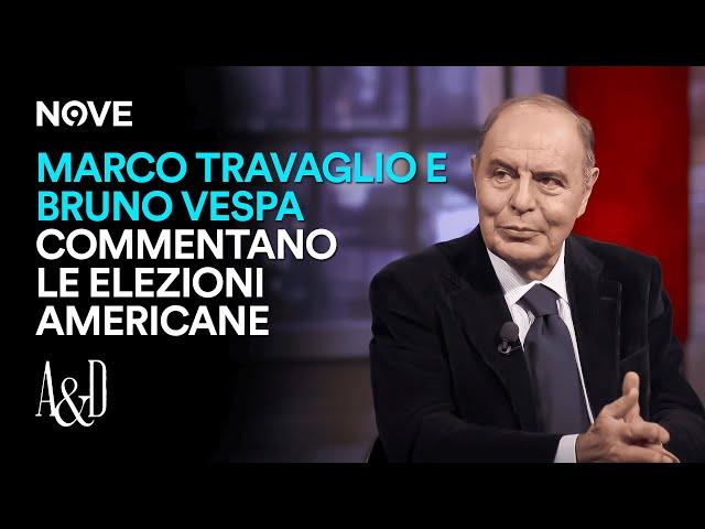 Marco Travaglio e Bruno Vespa commentano le elezioni americane | Accordi e Disaccordi