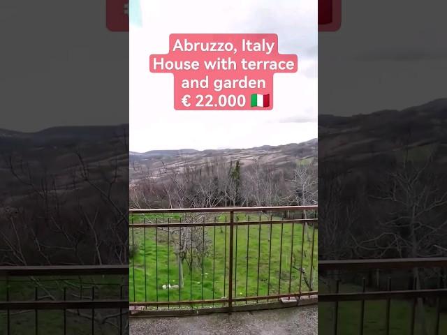 Affordable Homes for sale in Italy | CHEAP HOME with GARDEN and TERRACE in ABRUZZO