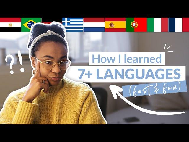 How I Learn Languages Fast (I speak 7+)