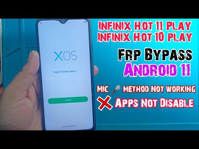 Infinix Hot 11 play frp bypass android 11 New 2024 | Infinix Hot 10 play frp bypass Apps Not disable