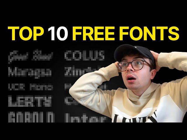 Top 10 Free Fonts in 2021