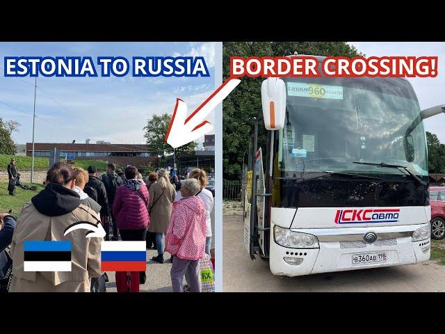 Narva to Saint Petersburg Bus - Russia Travel 2024 (IS IT SAFE?)