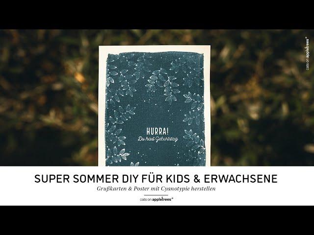 DIY Stamping Tutorial - Sommerliches Ferien-DIY für die Familie