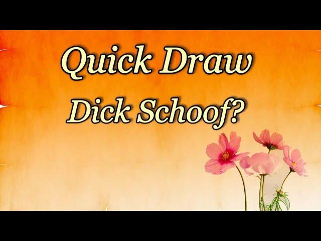 Quick Draw -  Dick Schoof - New pm of the Netherlands?