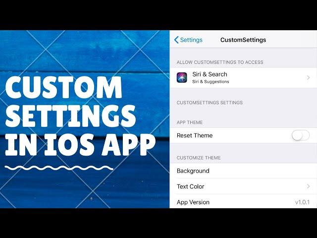 Custom Settings using Settings Bundle in iOS | XCODE 10.2 | Swift 5