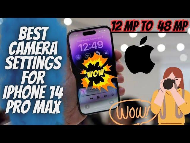 iPhone 14 pro max Camera setting. How to take 48 mp photo on Iphone 14 pro max.