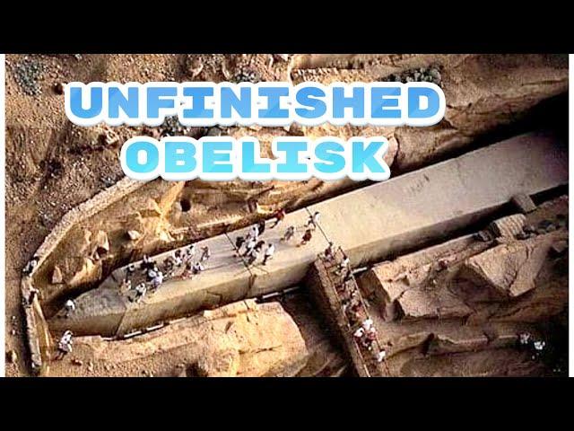 EXPLORING THE 1200 TON UNFINISHED OBELISK AT ASWAN EGYPT