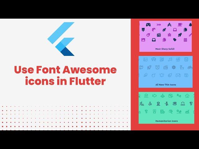 How to use Font Awesome icons in Flutter?