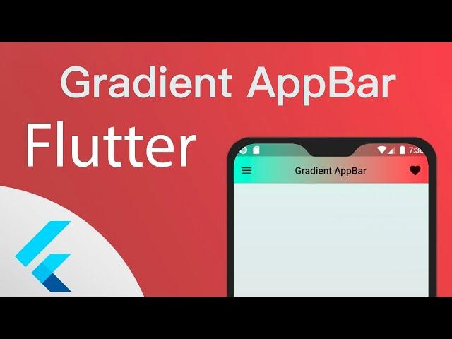 Flutter Gradient AppBar