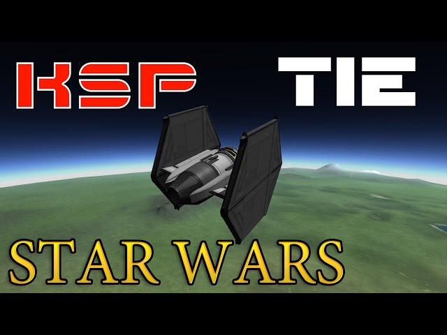 KSP Как Сделать TIE Fighter-Имперский Истребитель (Звездные Войны)