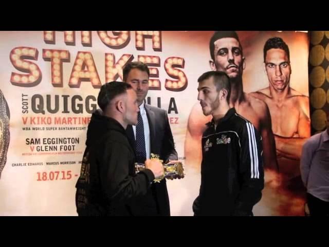 SAM EGGINGTON v GLENN FOOT - OFFICIAL HEAD TO HEAD @ FINAL PRESS CONFERENCE / HIGH STAKES