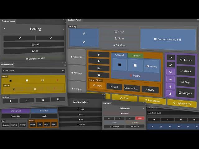 03. Tabs | Custom Panel for Adobe Photoshop