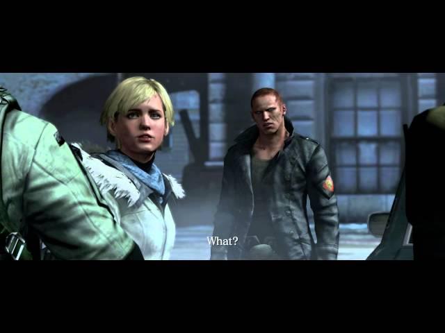 Resident Evil 6 all cutscenes - Urban Warfare (Chris' version)