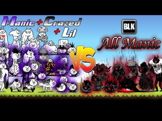 The Battle Cats - Manic + Crazed + Li'l Cats VS Black Manic!