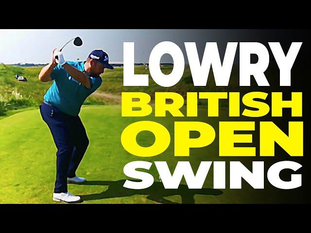 Shane Lowry British Open Slow Motion Golf Swing DTL