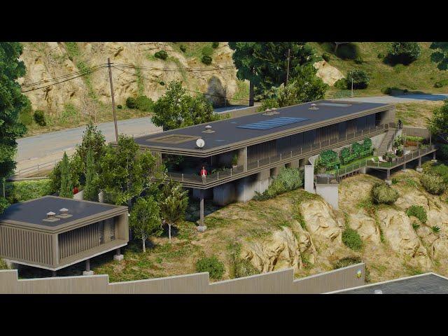 How to Install Modern Wood House MLO Addon -  GTA V Mods 2023