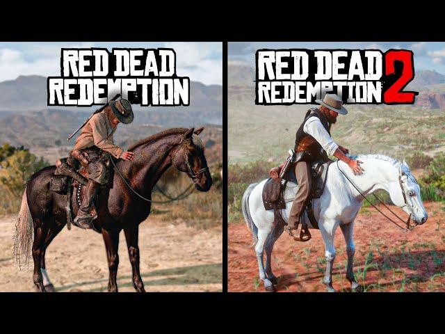 RDR 1 vs RDR 2 - Сравнение деталей