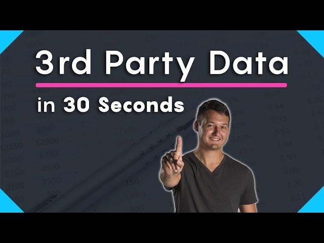 What is 3rd Party Data?   [ 30 Second Definition ]