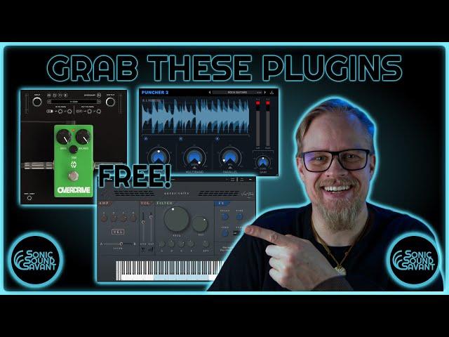 Free vst for music production, 3 free plugins to grab!! Synth, saturation and puncher!