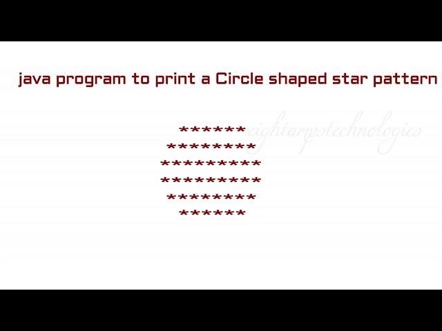 #java program to print circle shaped  star pattern #star_pattern #qsn8 #javatutorials