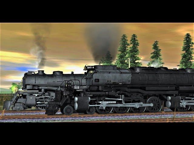 [New] Union Pacific "Big Boy" 4014 vs N&W Class A - Trainz